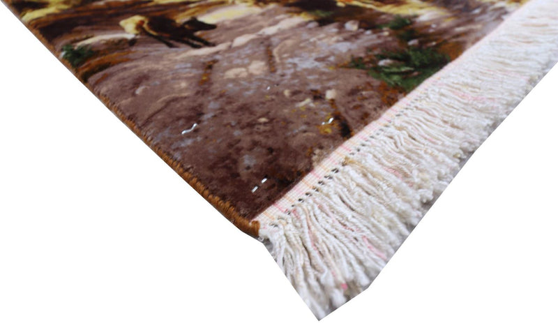 Tapis persan - Tabriz - 72 x 50 cm - multicolore