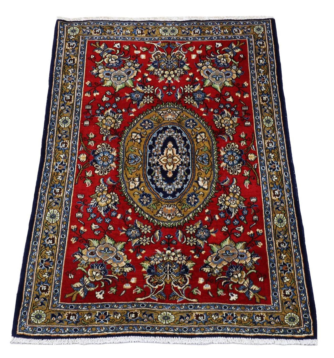 Perserteppich - Ghom 97 x 78 cm - rot