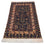 Tapis afghan - 142 x 96 cm - bleu foncé