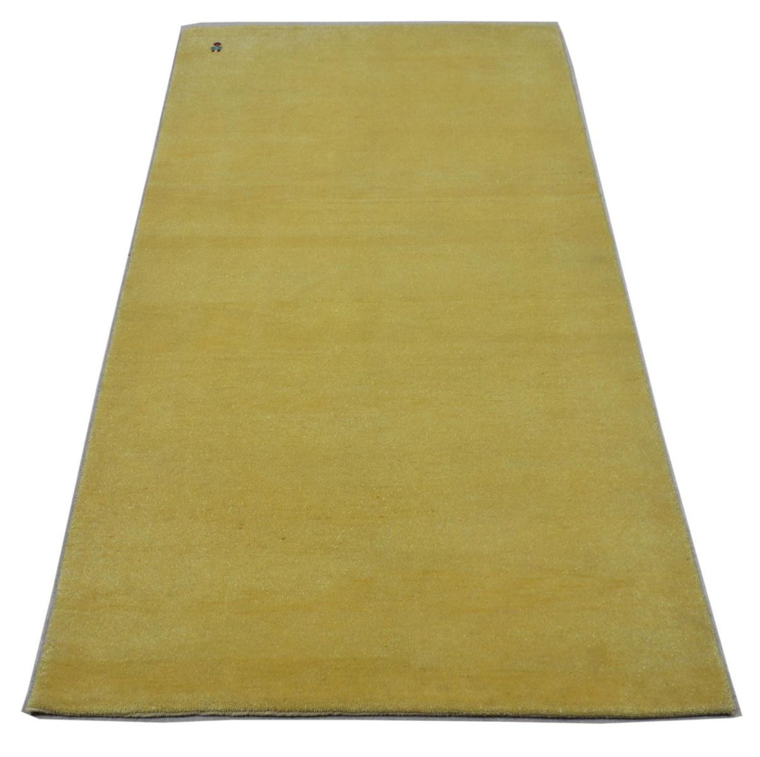 Tapis Gabbeh - Loribaft Persan - 190 x 102 cm - vert olive