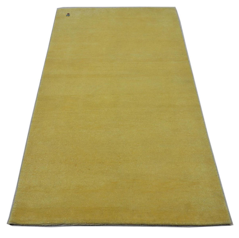 Tapis Gabbeh - Loribaft Persan - 190 x 102 cm - vert olive