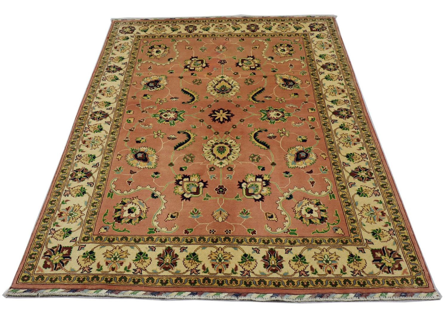 Tapis oriental - 192 x 151 cm - rouille