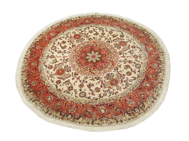 Perserteppich - Täbriz - Royal 230 x 230 cm Runder Teppich