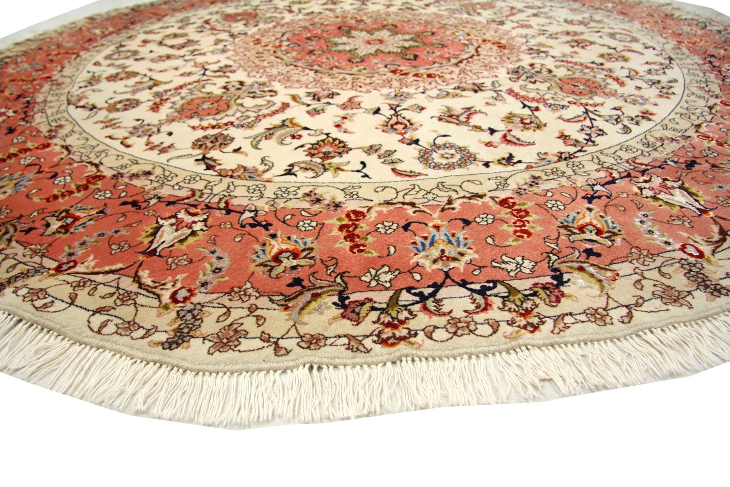 Perserteppich - Täbriz - Royal 230 x 230 cm Runder Teppich