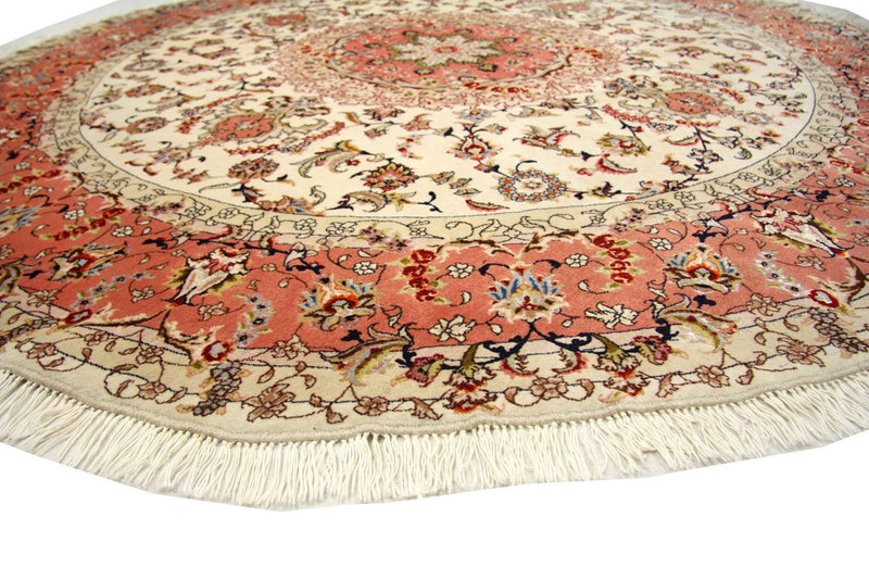 Perserteppich - Täbriz - Royal 230 x 230 cm Runder Teppich