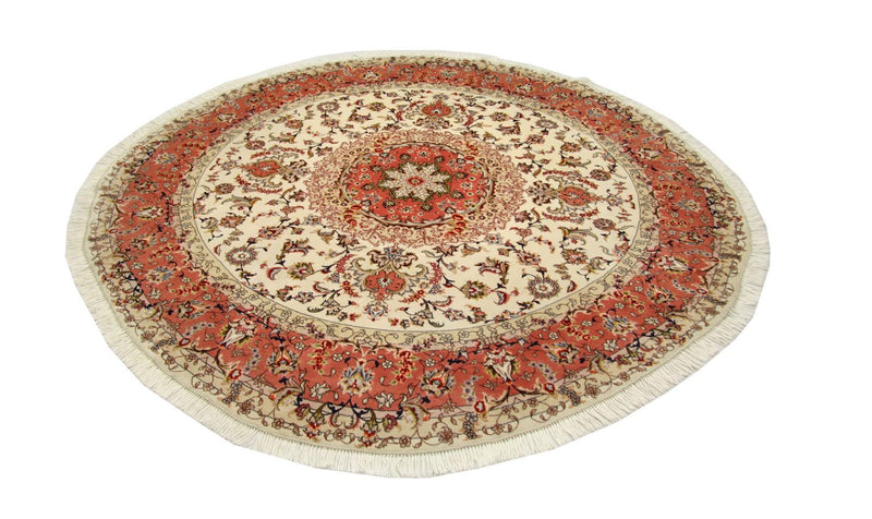 Perserteppich - Täbriz - Royal 230 x 230 cm Runder Teppich