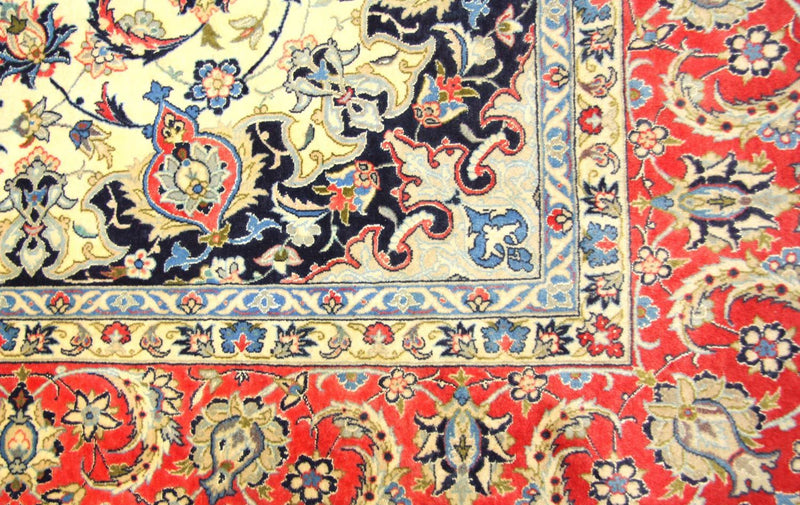 Tapis persan - Isfahan - Premium - 243 x 153 cm - beige