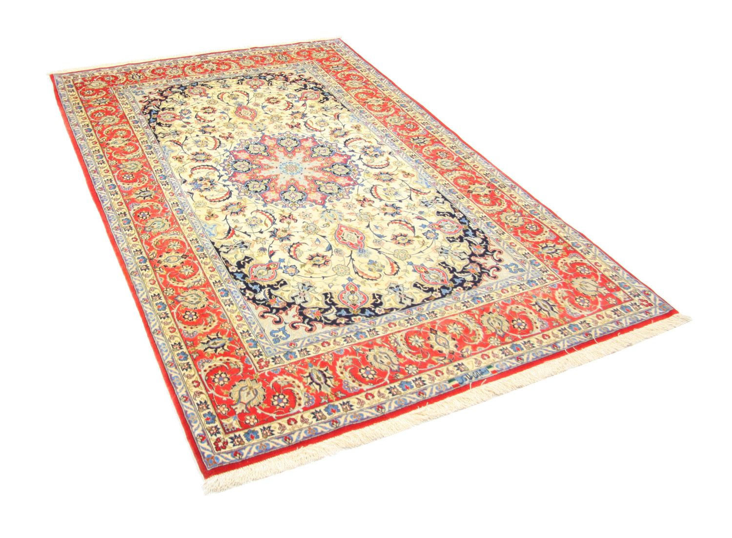 Tapis persan - Isfahan - Premium - 243 x 153 cm - beige