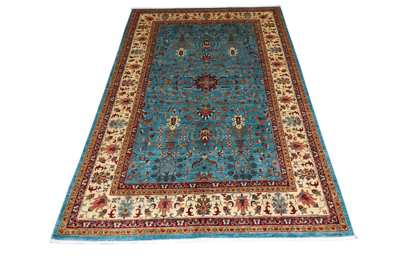 Tapis Ziegler - 299 x 206 cm - bleu de mer