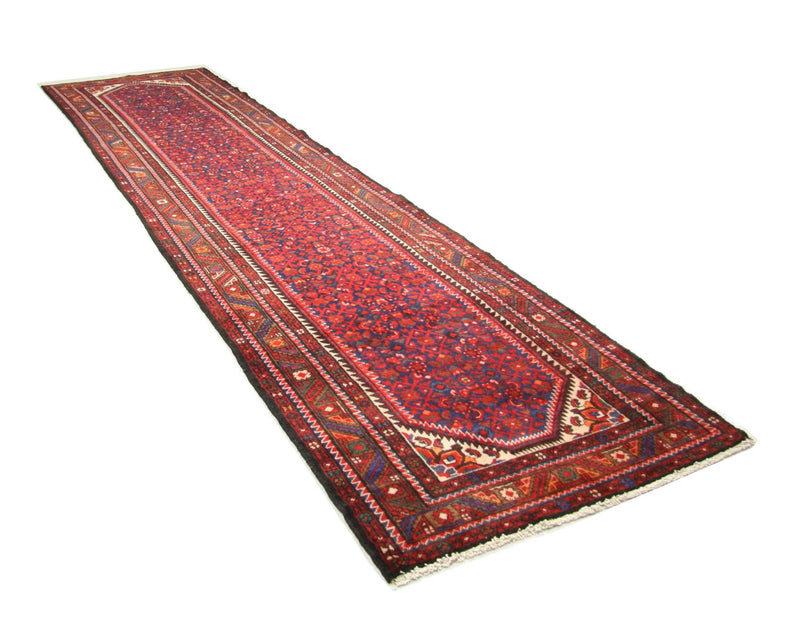 Tapis de couloir Tapis persan - Nomadic - 433 x 108 cm - rouge