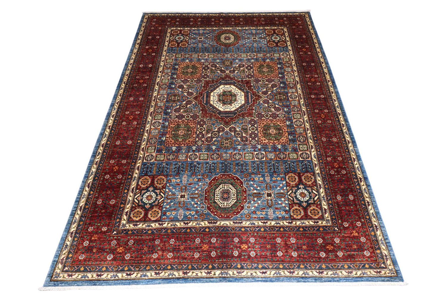Tapis Ziegler - 313 x 206 cm - bleu pétrole