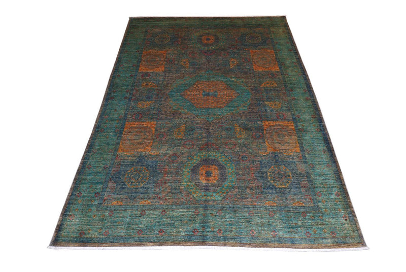 Tapis Ziegler - 296 x 214 cm - vert de mer