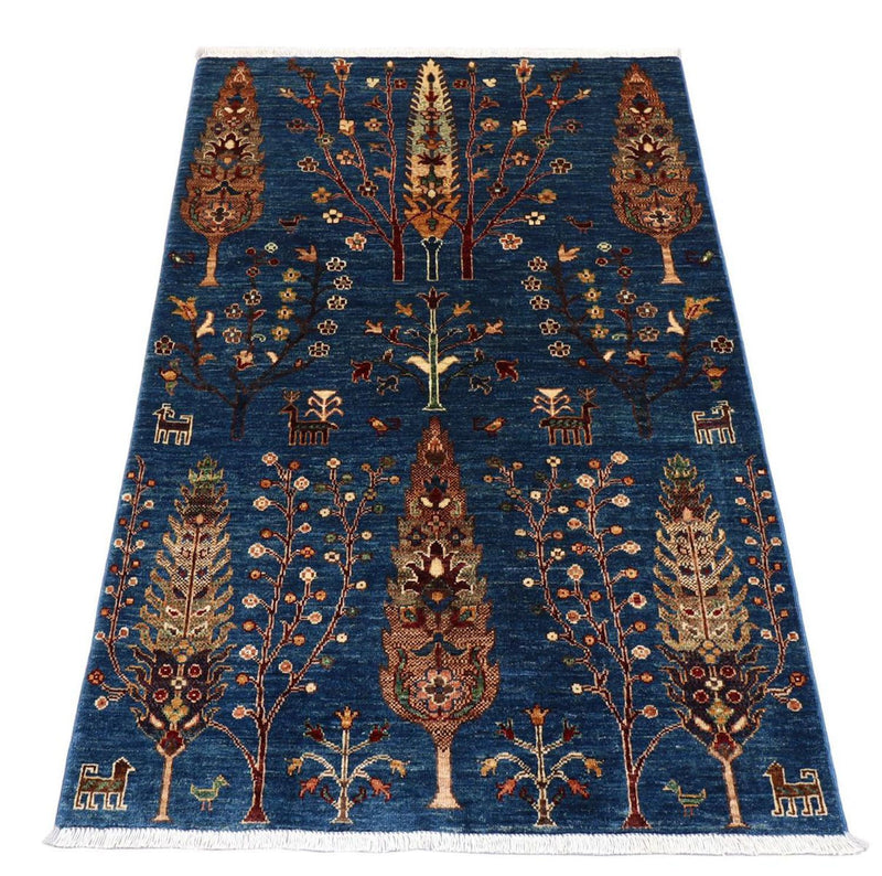 Tapis Ziegler - 153 x 103 cm - bleu foncé