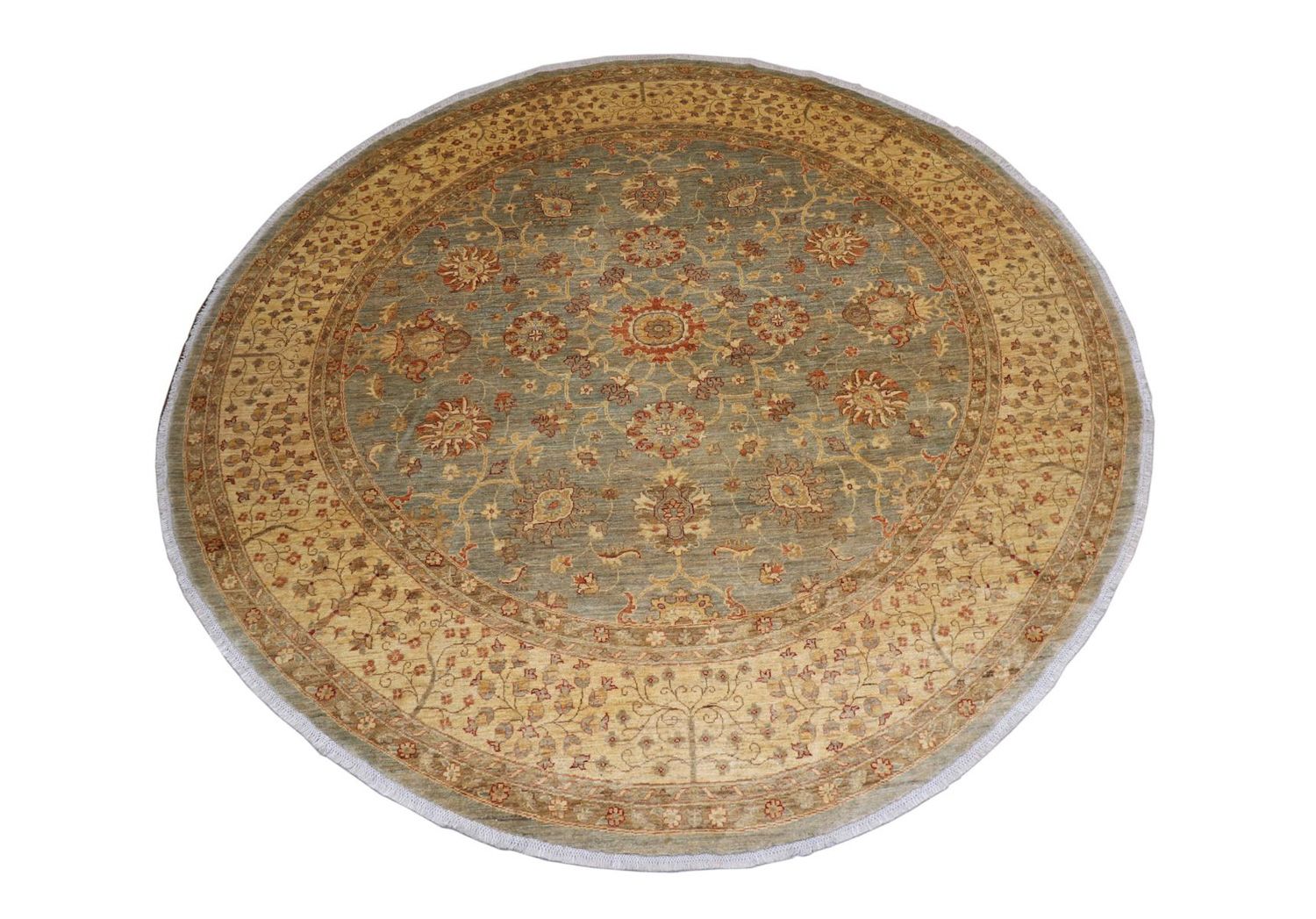 Tapis Ziegler ronde  - 307 x 305 cm - marron