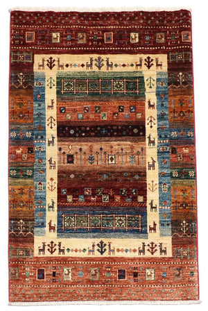 Tapis Ziegler - 130 x 82 cm - rouge clair
