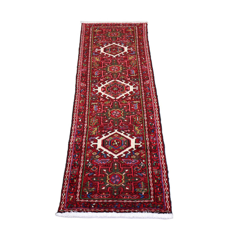 Tapis de couloir Tapis persan - Nomadic - 196 x 66 cm - rouge