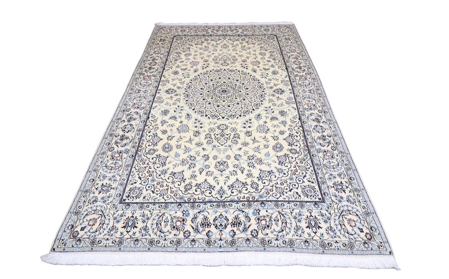 Tapis persan - Nain - 307 x 200 cm - beige