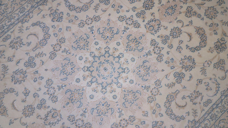 Tapis persan - Nain - 332 x 206 cm - marron clair