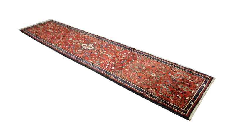 Tapis de couloir Tapis persan - Nomadic - 385 x 89 cm - rouge