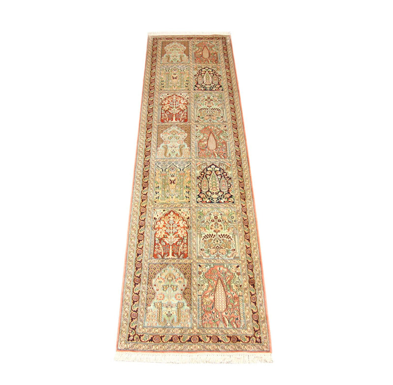 Seidenteppich - Kaschmir Seide 307 x 78 cm Teppich Läufer