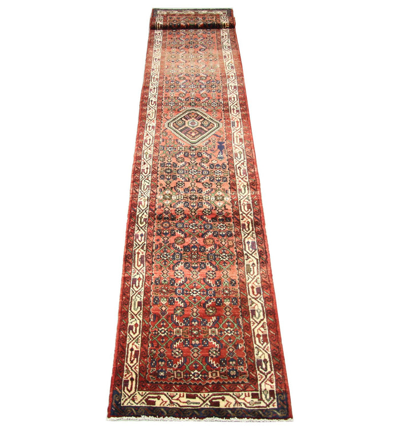 Tapis de couloir Tapis persan - Nomadic - 470 x 85 cm - gris