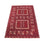 Tapis afghan - 250 x 157 cm - rouge