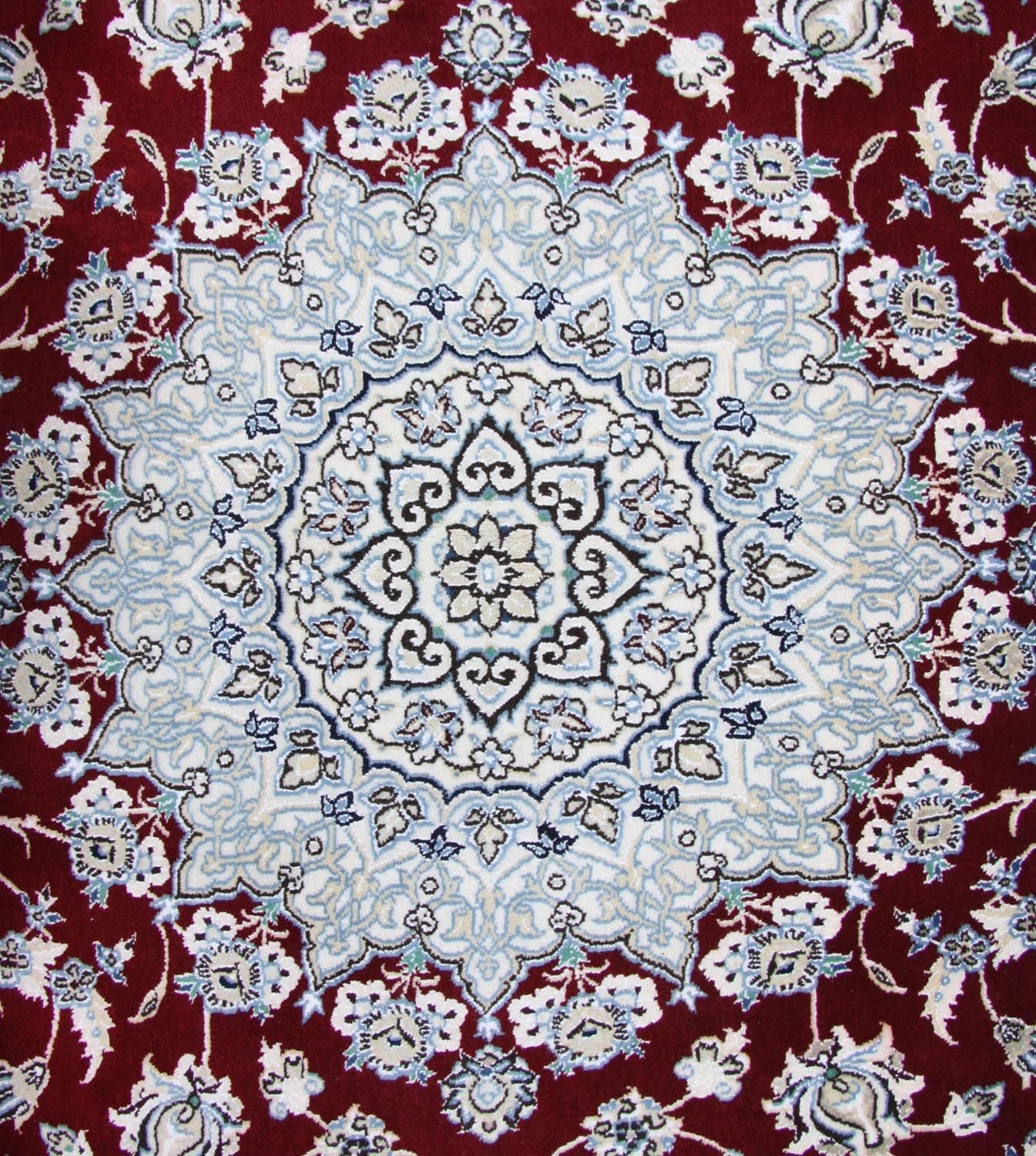 Tapis persan - Nain - Royal - 320 x 204 cm - bleu