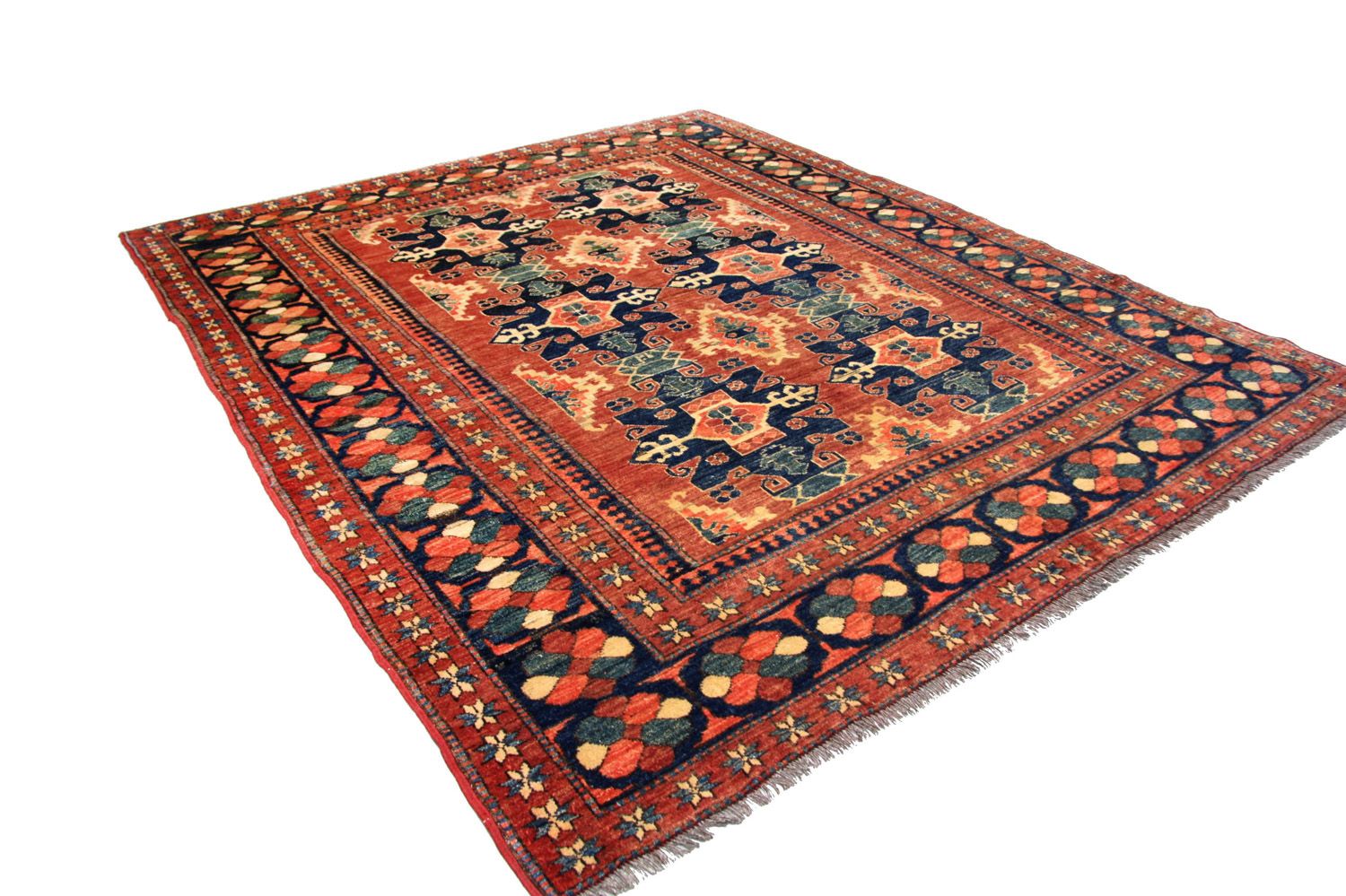 Tapis Ziegler - Kazak - 248 x 176 cm - orange