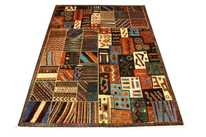Tapis afghan - 305 x 220 cm - multicolore