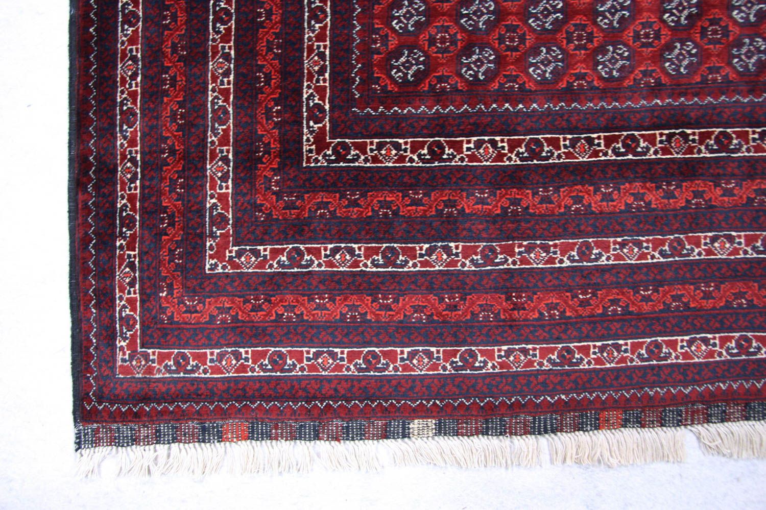 Afghan Teppich - Buchara 293 x 196 cm - rot