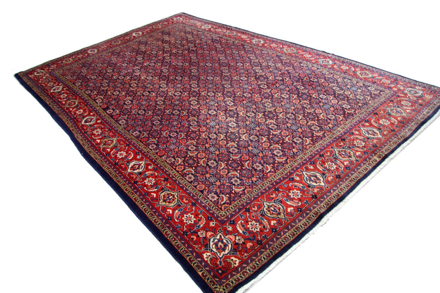 Tapis persan - Classique - 322 x 215 cm - bleu