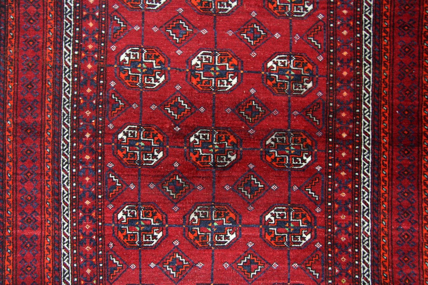 Belutsch Teppich 208 x 123 cm - rot