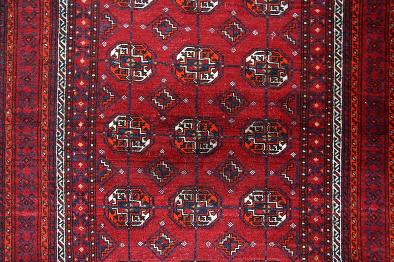 Belutsch Teppich 208 x 123 cm - rot