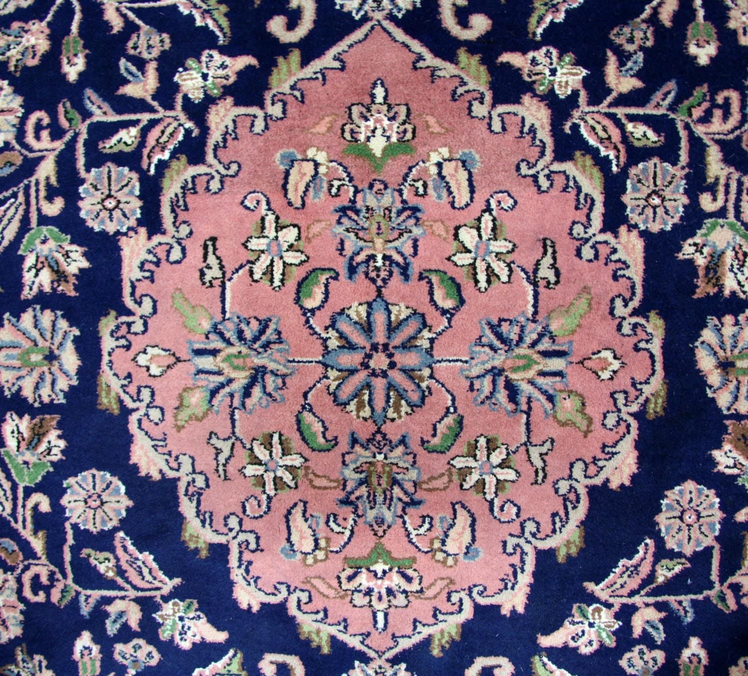 Tapis persan - Tabriz - 302 x 244 cm - bleu