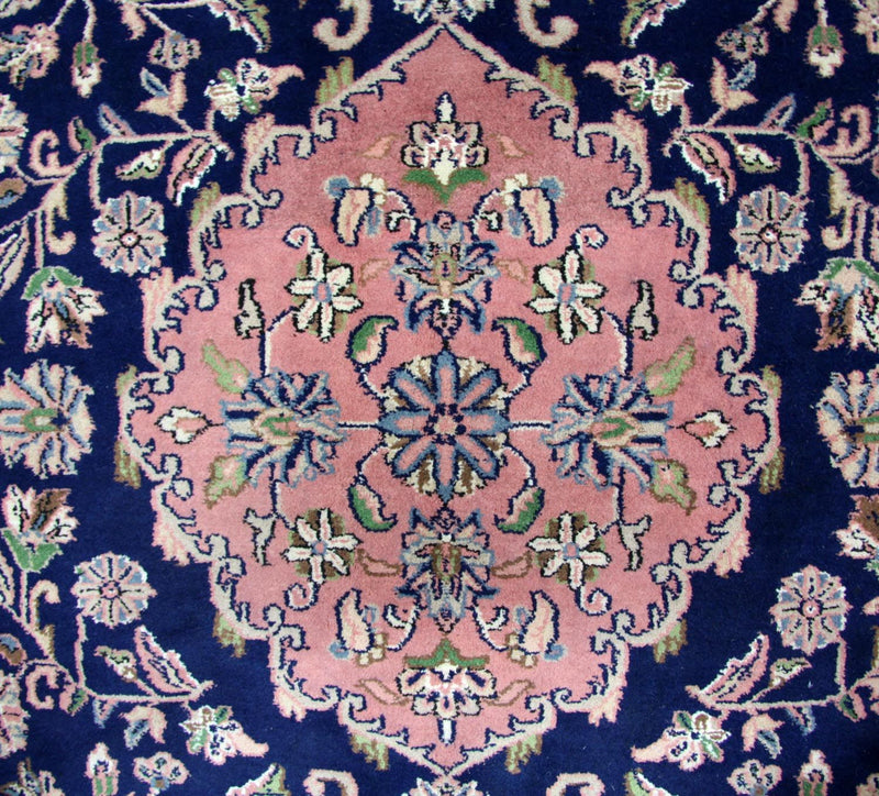 Tapis persan - Tabriz - 302 x 244 cm - bleu