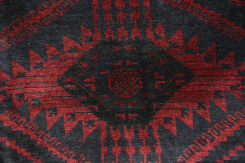 Belutsch Teppich 270 x 136 cm - blau
