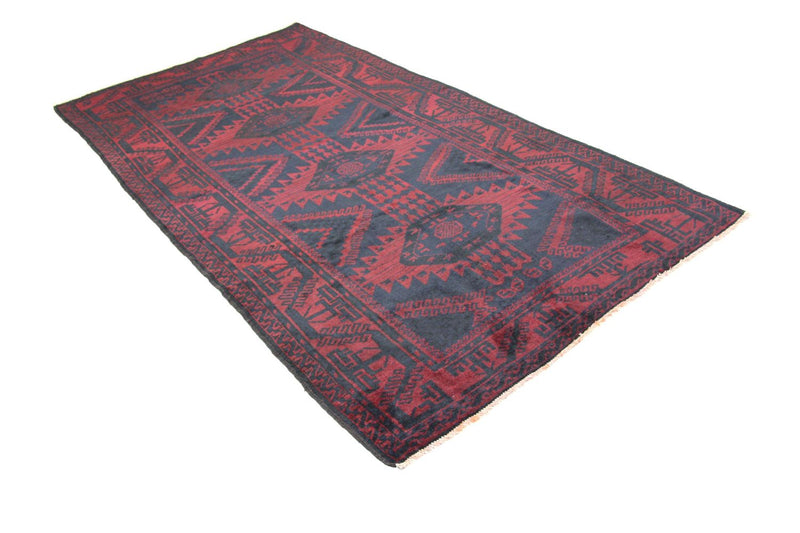 Belutsch Teppich 270 x 136 cm - blau