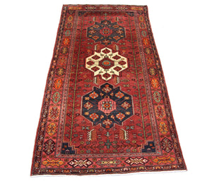 Tapis persan - Nomadic - 322 x 160 cm - rouge