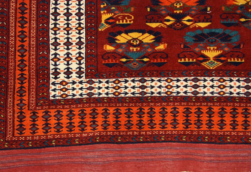 Afghan Teppich 160 x 130 cm - rost