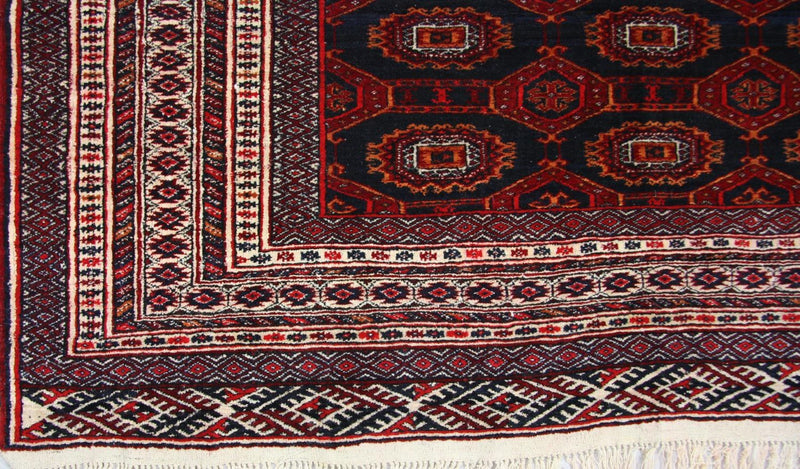 Tapis afghan - 177 x 133 cm - bleu