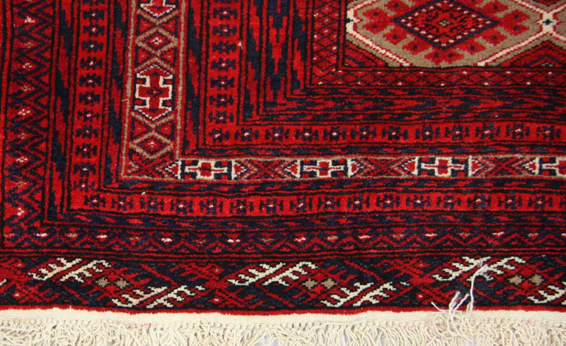 Tapis afghan - 170 x 118 cm - rouge