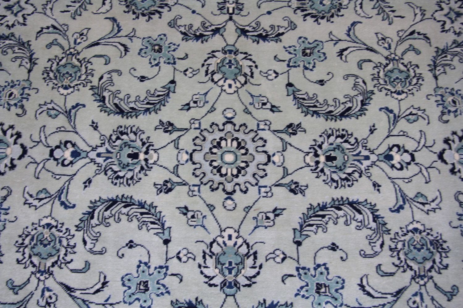 Perserteppich - Keshan 362 x 251 cm - blau