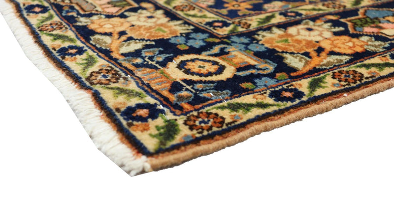Tapis persan - Tabriz - 186 x 133 cm - bleu