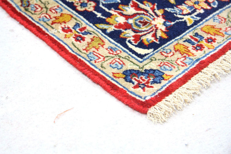 Tapis persan - Isfahan - Premium - 91 x 67 cm - bleu