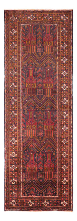 Läufer Belutsch - 292 x 103 cm - dunkelrot