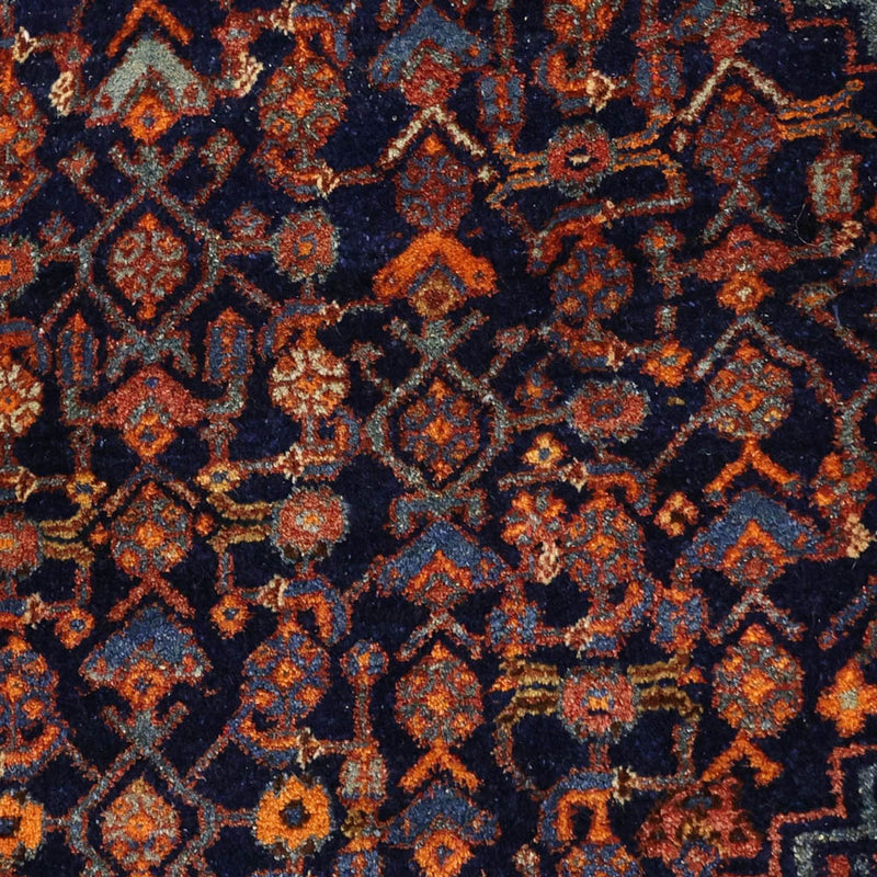 Tapis persan - Bidjar - 257 x 143 cm - rouge foncé