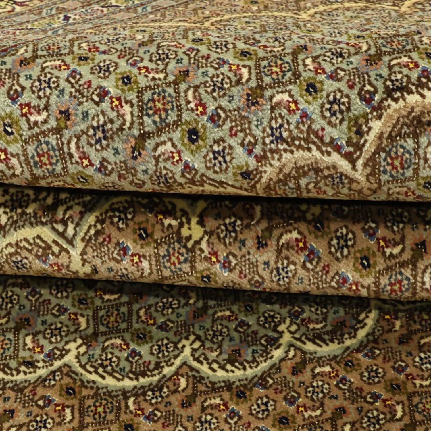 Tapis persan - Tabriz - Royal - Royal - 302 x 200 cm - beige foncé