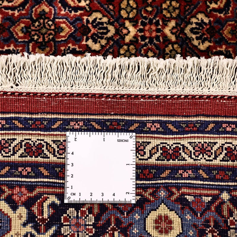 Tapis persan - Bidjar - Royal - 216 x 144 cm - rouge foncé