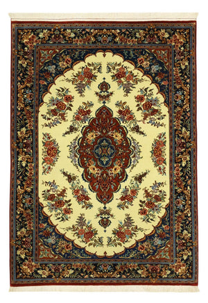 Tapis persan - Classique - 146 x 105 cm - crème