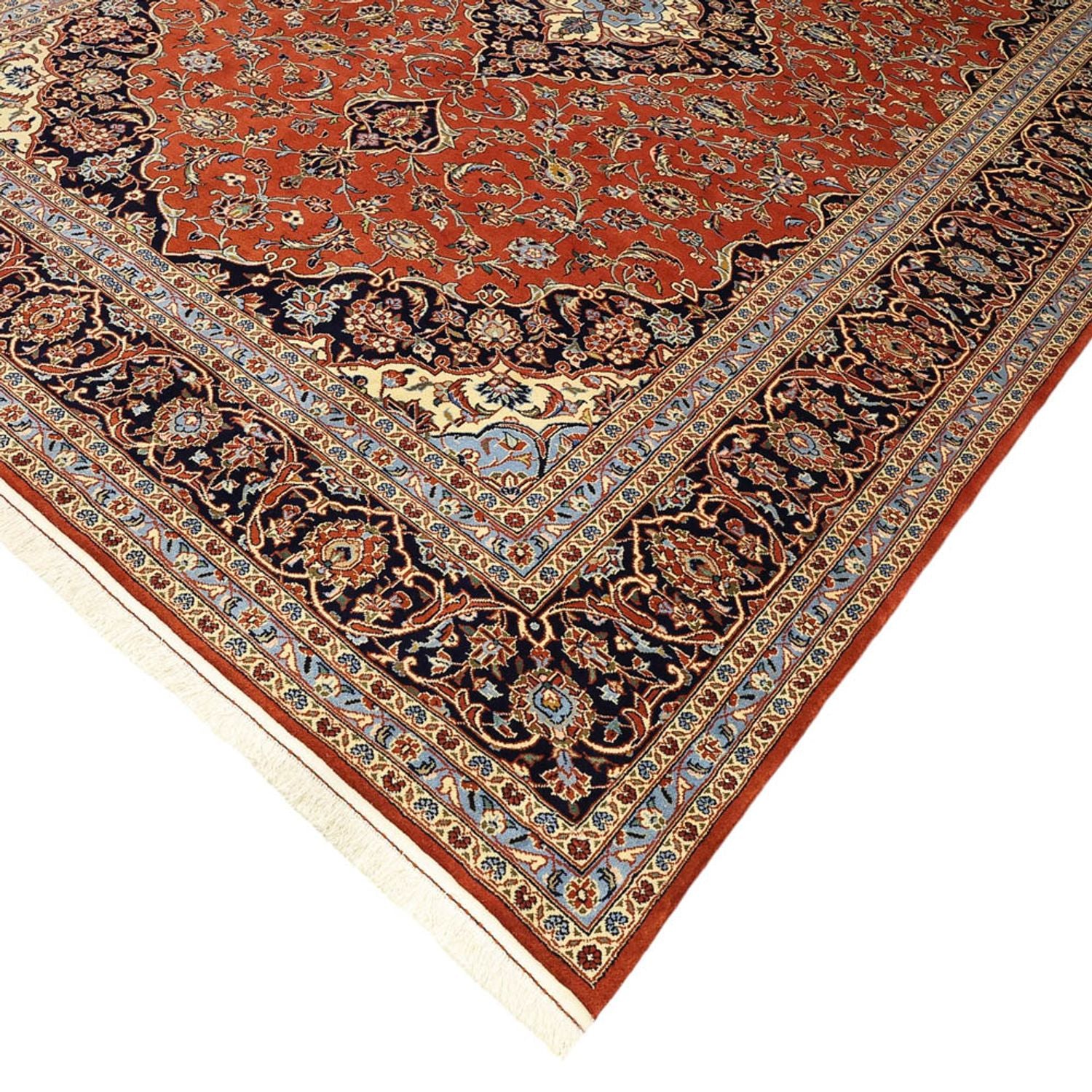 Tapis persan - Keshan - 352 x 244 cm - rouge
